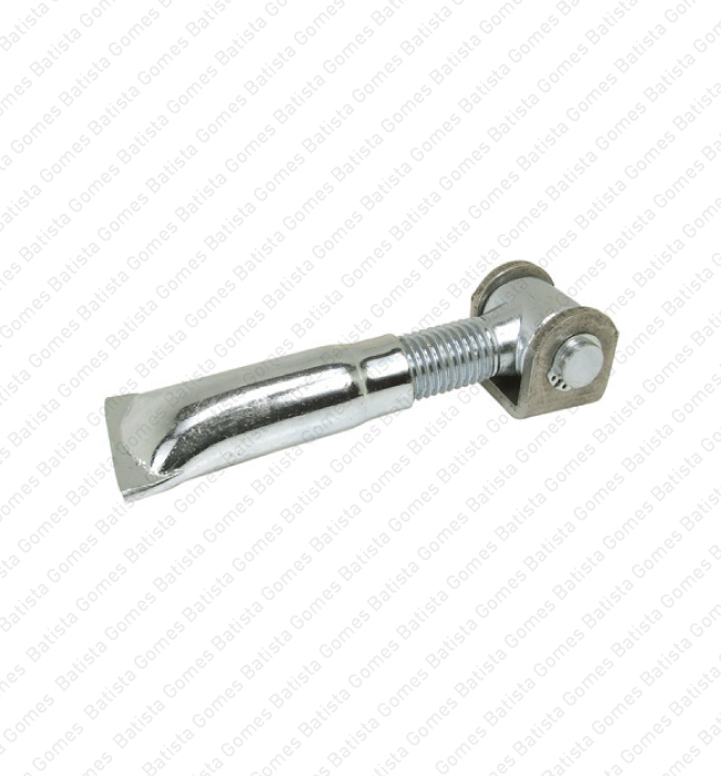 Dobradi�a regul�vel com tubo para chumbar - A�O